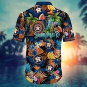 Houston Astros Tropical Paradise Hawaiian Shirt Back - TeeAloha