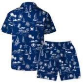 Houston Astros Tropical Sail Away Hawaiian Shirt Back With Short - TeeAloha