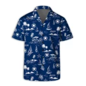 Houston Astros Tropical Sail Away Hawaiian Shirt Front - TeeAloha