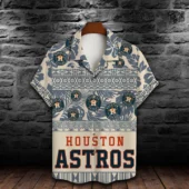 Houston Astros Tropical Spirit Hawaiian Shirt Front - TeeAloha