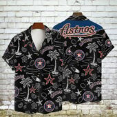 Houston Astros Tropical Stars Hawaiian Shirt - TeeAloha