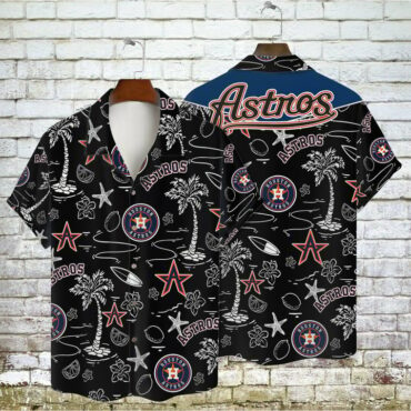 Houston Astros Tropical Stars Hawaiian Shirt