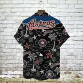 Houston Astros Tropical Stars Hawaiian Shirt Back - TeeAloha