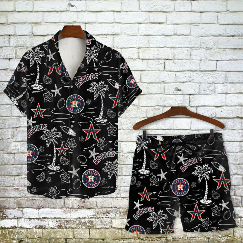 Houston Astros Tropical Stars Hawaiian Shirt