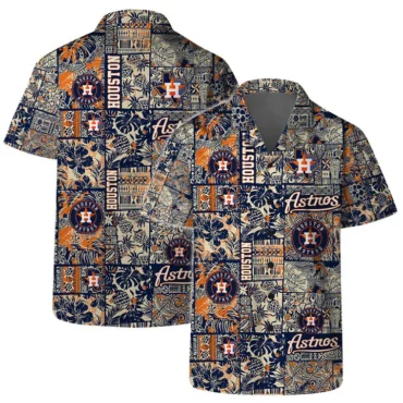 Houston Astros Vintage Tropic Hawaiian Shirt