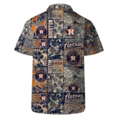 Houston Astros Vintage Tropic Hawaiian Shirt Back - TeeAloha