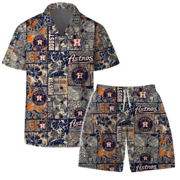 Houston Astros Vintage Tropic Hawaiian Shirt