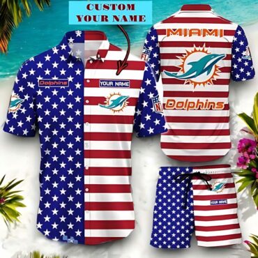 Miami Dolphins All-American Hawaiian Shirt