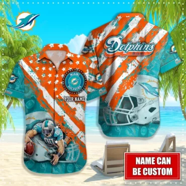 Miami Dolphins All-Star Custom Hawaiian Shirt