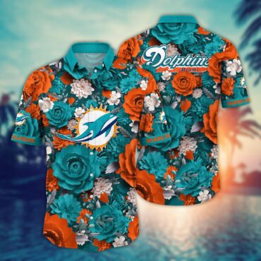 Miami Dolphins Coastal Dream Hawaiian Shirt