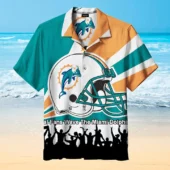 Miami Dolphins Fan Spirit Hawaiian Shirt
