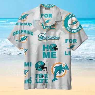 Miami Dolphins For The Win Hawaiian Shirt