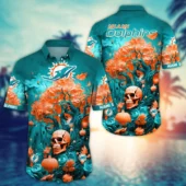 Miami Dolphins Halloween Spirit Hawaiian Shirt