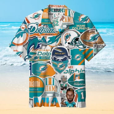 Miami Dolphins Oceanic Spirit Hawaiian Shirt