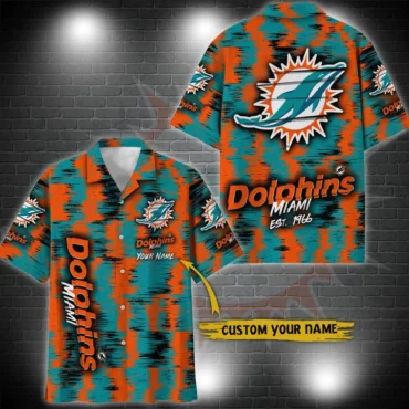 Miami Dolphins Retro Vibe Custom Hawaiian Shirt