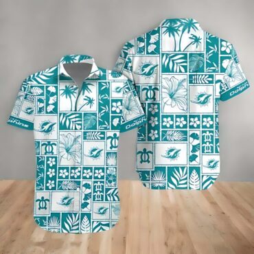 Miami Dolphins Tropical Surf Hawaiian Shirt