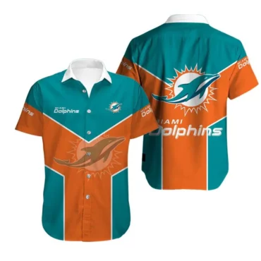 Miami Dolphins Victory Wave Hawaiian Shirt