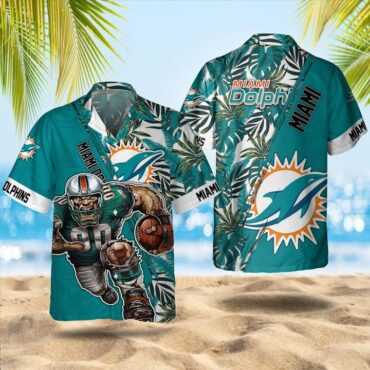 Miami Dolphins Warrior Spirit Hawaiian Shirt