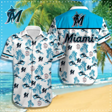 Miami Marlins Beach Vibe Hawaiian Shirt