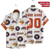 Personalized Houston Astros Lone Star Pride Hawaiian Shirt - TeeAloha