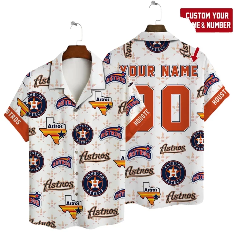 Personalized Houston Astros Lone Star Pride Hawaiian Shirt