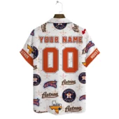 Personalized Houston Astros Lone Star Pride Hawaiian Shirt Back - TeeAloha