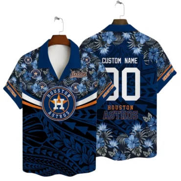 Personalized Houston Astros Night Bloom Hawaiian Shirt