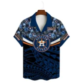 Personalized Houston Astros Night Bloom Hawaiian Shirt Front - TeeAloha