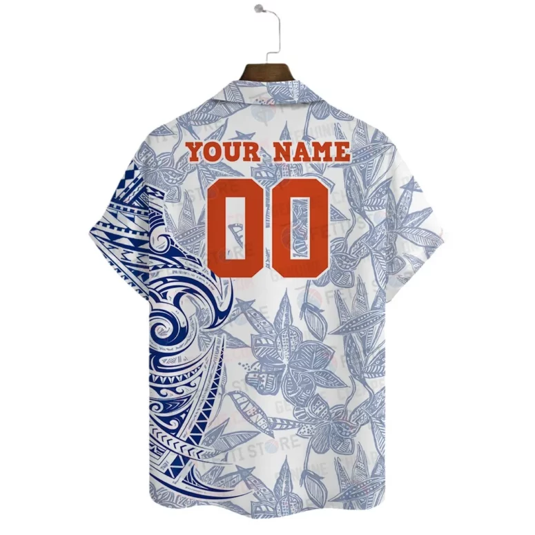 Personalized Houston Astros Tribal Wave Hawaiian Shirt