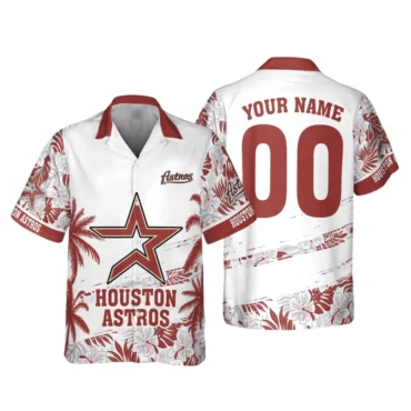 Personalized Houston Astros Tropical Island Hawaiian Shirt