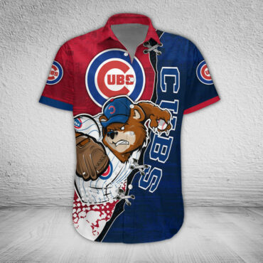 Chicago Cubs Power Pitcher Hawaiian Shirt