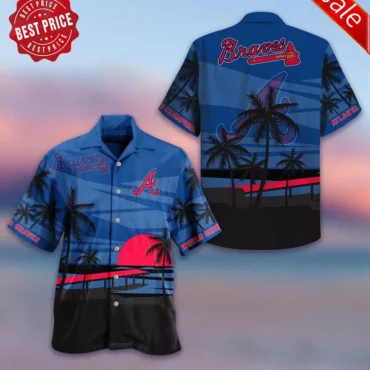 Atlanta Braves Championship Sunset Hawaiian Shirt