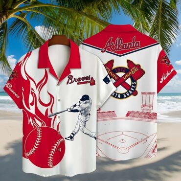 Atlanta Braves Home Run Heat Hawaiian Shirt