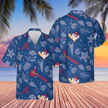 Atlanta Braves Ocean Depths Hawaiian Shirt