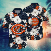 Chicago Bears Blooming Pride Hawaiian Shirt - TeeAloha