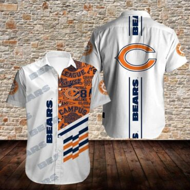 Chicago Bears Campus Classic Hawaiian Shirt