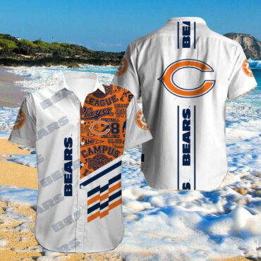 Chicago Bears Campus Spirit Hawaiian Shirt