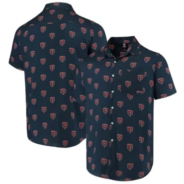 Chicago Bears Classic Logo Hawaiian Shirt