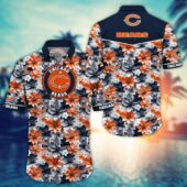 Chicago Bears Floral Breeze Hawaiian Shirt