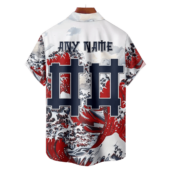 Chicago Bears Great Wave Hawaiian Shirt Back - TeeAloha