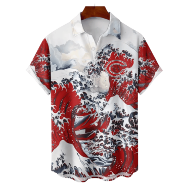 Personalized Chicago Bears Great Wave Hawaiian Shirt