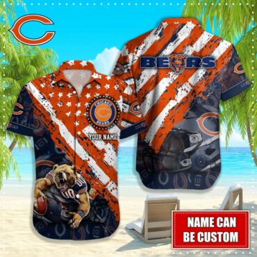 Chicago Bears Grizzly Pride Hawaiian Shirt