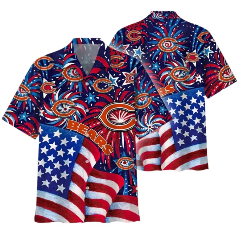 Chicago Bears Independence Day Summer Hawaiian Shirt