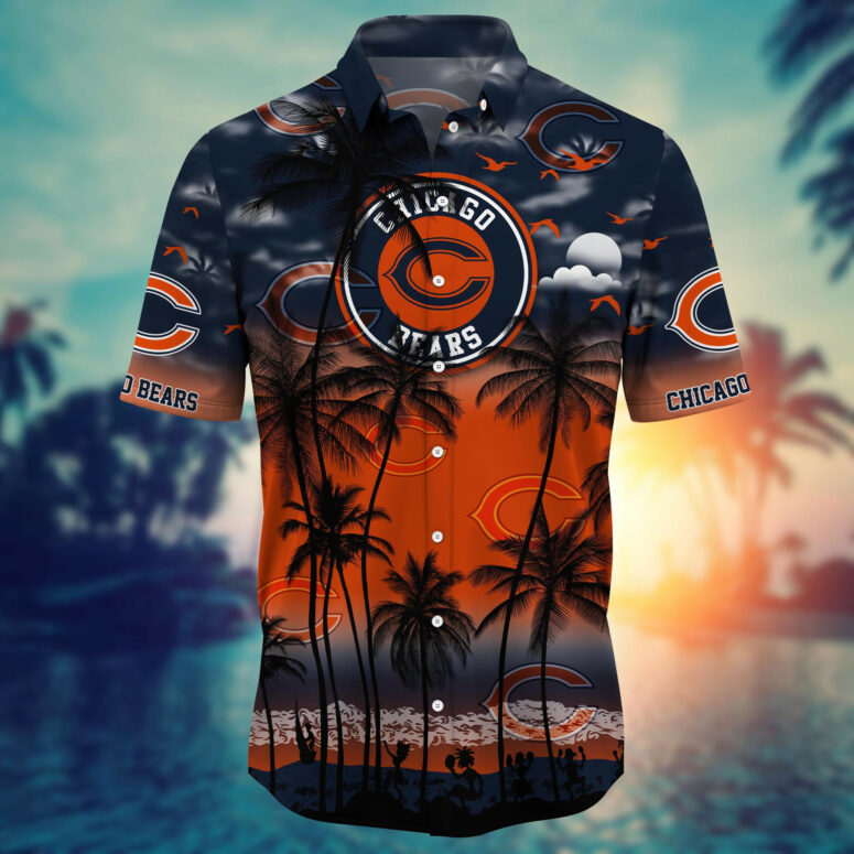 Chicago Bears Island Vibes Hawaiian Shirt