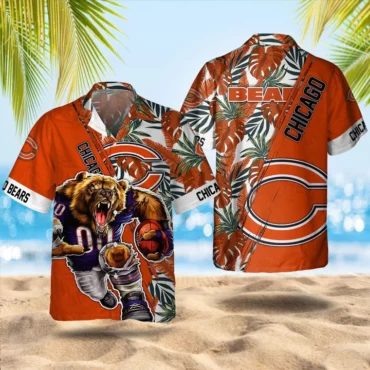 Chicago Bears Jungle Roar Hawaiian Shirt