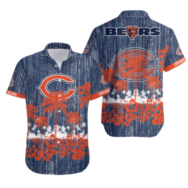 Chicago Bears Palm Paradise Vintage Hawaiian Shirt