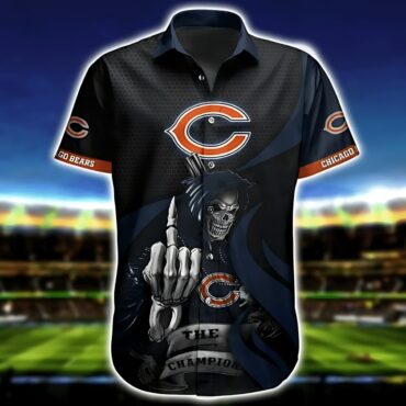 Chicago Bears Reaper Champion Hawaiian Shirt