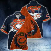 Chicago Bears Thunder Strike Hawaiian Shirt