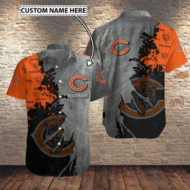 Chicago Bears Torn Pride Custom Hawaiian Shirt