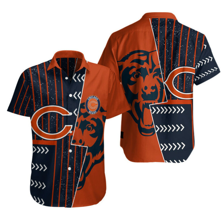 Chicago Bears Tribal Power Hawaiian Shirt